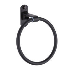 Schwarzer Handtuch Halter Badezimmer Handtuch Ring Handtuch Halter Wandmontierter Runder Handtuch Ring