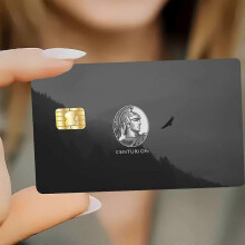 (z2 18x13.5CM) Waterproof Skin Protector for American Express Centurion Card - Decorative Credit/Debit Stickers