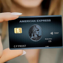(z3 18x13.5CM) Waterproof Skin Protector for American Express Centurion Card - Decorative Credit/Debit Stickers