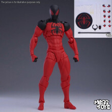 (Scarlet Neighbor Size With Box) In Stock MESS TOYS Anime Spiderman Neighbor The Ultimate Spider Man Peter Parker Action Figure Fashion