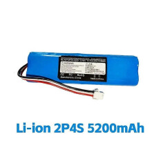 (XM 2P4S 5200mAh) 2024 100% Original For XiaoMi Viomi S9 Lydsto R1 Roidmi Eve Plus 14.4V Lithium Battery 2P4S 5200mAh 68