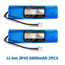 (XM 2P4S 6800mAh 2PCS) 2024 100% Original For XiaoMi Viomi S9 Lydsto R1 Roidmi Eve Plus 14.4V Lithium Battery 2P4S 5200mAh 68