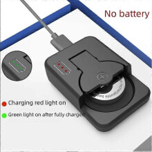 (Black LIR charger) 2-50PCS LIR2032 Rechargeable Lithium Battery 2032 Charging Can Replace 3.6v 40mAH CR2032 for Clock