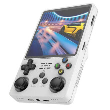 (R36PLUS White 64G) R36S R36Plus Retro Handheld Game Console Linux 64-bit System 4" IPS Monitor RK3326 Portable Pocket