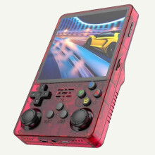 (R36PLUS Red 128G) R36S R36Plus Retro Handheld Game Console Linux 64-bit System 4" IPS Monitor RK3326 Portable Pocket