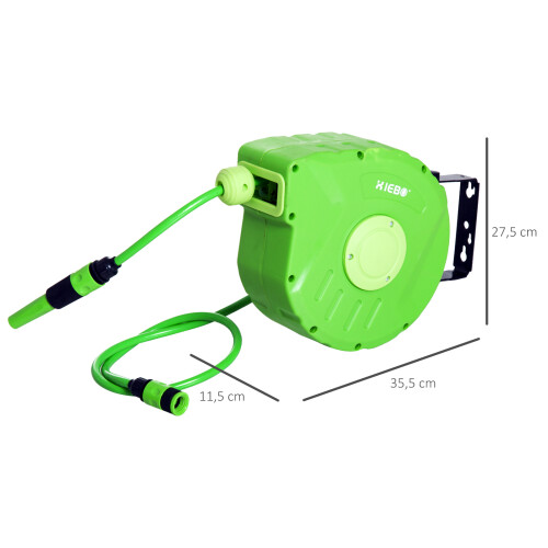 Outsunny Carrete Verde 35.5 x 11.5 x 27.5 cm 2