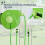 Outsunny Carrete Verde 35.5 x 11.5 x 27.5 cm 5