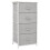 Homcom Cajonera Multicolor 45 x 30 x 92cm 1