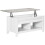 Homcom Mesa de Centro Elevable Blanco 105 x 50 x 49 cm 1