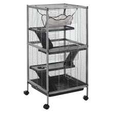 Jaula para Roedore Gris 52 x 52 x 113.5 cm