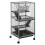 PawHut Jaula para Roedore Gris 52 x 52 x 113.5 cm 1