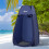 Outsunny Carpa para Ducha Azul 100 x 100 x 185cm 2