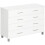 Homcom Cómoda con Cajone Blanco 112 x 38.2 x 81 cm 1