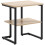 Homcom Mesa Auxiliar Marrón 45 x 35 x 48 cm 1
