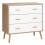 Homcom Cómoda de Madera Bicolor 80 x 39 x 80 cm 1
