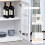 Homcom Armario de Cocina Blanco 80 x 37 x 183cm 5