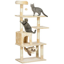 Árbol para Gato Beige 70 x 40 x 152 cm