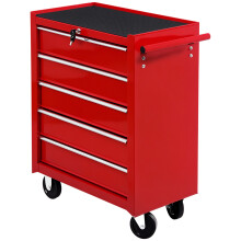 Carro de Herramienta Rojo 67,5 x 33 x 77cm