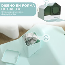 Caja de Arena Azul 47 x 45 x 42 cm