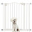 PawHut Barrera de Seguridad Blanco 87 x 3.5 x 78 cm 1