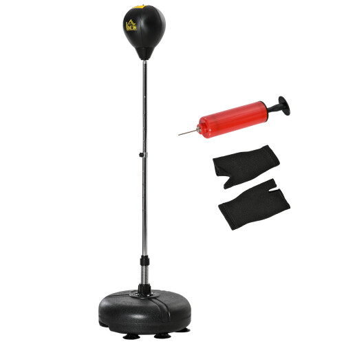 Homcom Saco de Boxeo Negro 45 x 45 x 151 cm
