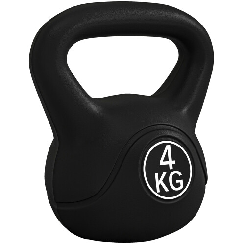 Homcom Kettlebell Negro 18 x 12 x 20 cm