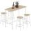 Homcom Muebles de Bar Marrón 110 x 50 x 89.5 cm 1