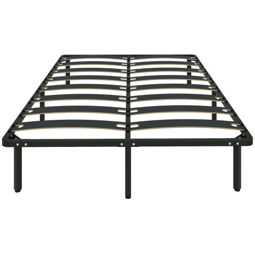 Homcom Estructura de Cama Negro 140 x 190 x 32 cm