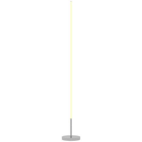 Homcom Lámpara de Pie Gris 20 x 20 x 150 cm