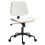Homcom Silla de Escritorio Blanco 48.5 x 53 x 98 cm 1