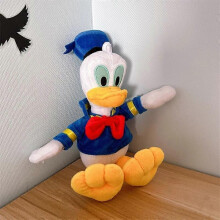 (Donald Duck Height 35cm) High Quality Goofy Pluto Doll Minnie Mickey Mouse Plushies Stuffed Anime Daisy Donald Duck Plush Toy