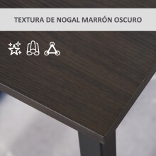 Mesa de Ordenador Marrón 120 x 60 x 73cm