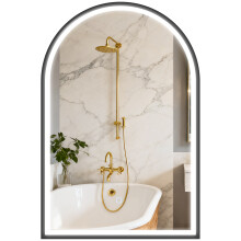 Espejo de Baño Negro 60 x 4 x 90 cm