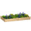 Outsunny Jardinera Marrón 235 x 121 x 26 cm 1