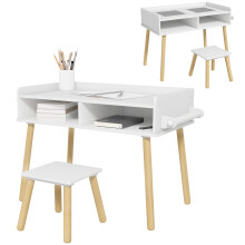 Mesa para Niño Gris 87 x 45 x 59.5 cm