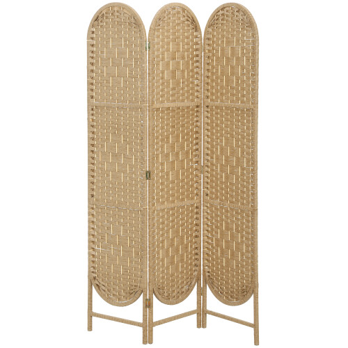 Homcom Biombo Marrón 120 x 1.8 x 170 cm