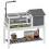 PawHut Casa para Tortuga Gris 124 x 55 x 109 cm 1