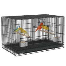 Jaula para Pájaro Negro 77 x 46 x 45 cm