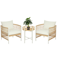 Conjunto de Jardín Amarillo 72 x 66 x 64 cm