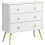 Homcom Cómoda con Cajone Blanco 80 x 30 x 80 cm 1