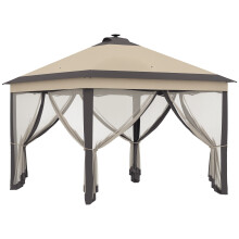 Carpa Plegable Beige 330 x 330 x 290 cm