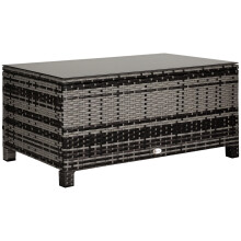Mesa de Jardín Gris 85 x 50 x 39 cm