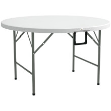 Mesa de Jardín Blanco 122 x 122 x 73 cm