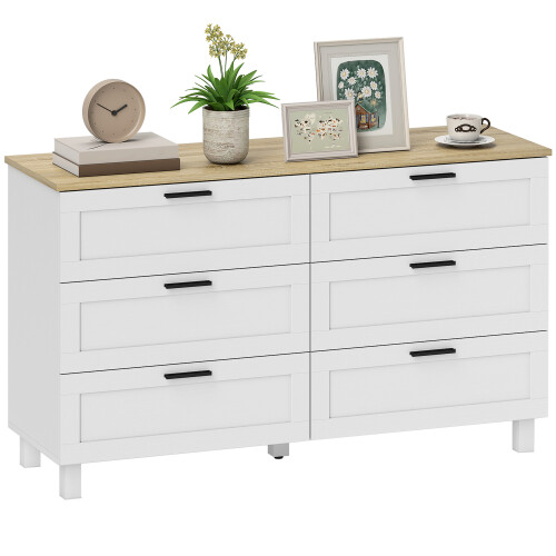Homcom Cómoda Blanco 120 x 38 x 71 cm