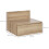 Homcom Mesillas de Noche Marrón 43 x 36.5 x 30.5 cm 3