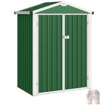 Caseta de Jardín Verde 133 x 87 x 178 cm