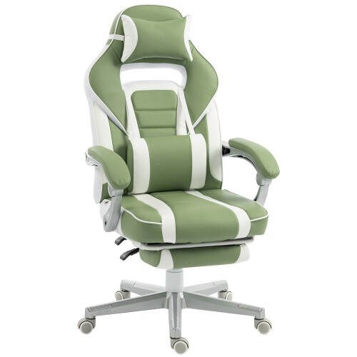 Homcom Silla Gaming Verde 63 x 63 x 123 cm