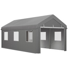 Carpa para Garaje Gris 600 x 295 x 278 cm