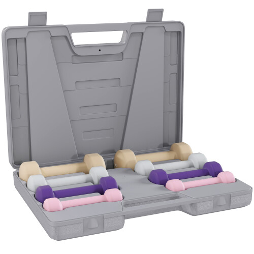 Homcom Juego de Mancuerna Multicolor 41 x 30 x 8cm