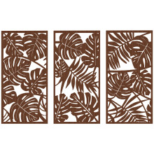 Decoración de Pared Marrón 40 x 0.9 x 80 cm